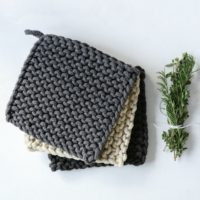Cotton Crocheted Pot Holder - Image 2
