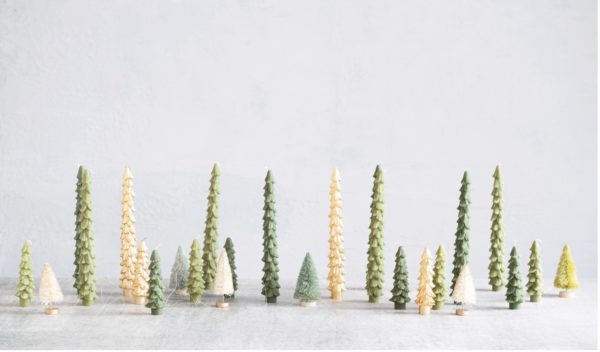 Unscented Tree Shaped Taper Candles - Image 3