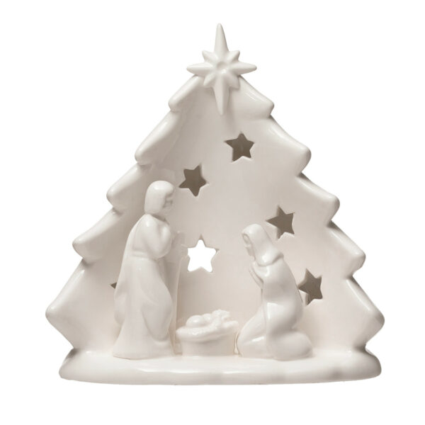 Stoneware Holy Family