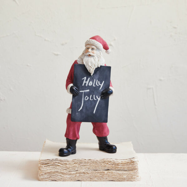 Resin Santa w/ Chalkboard - Image 2