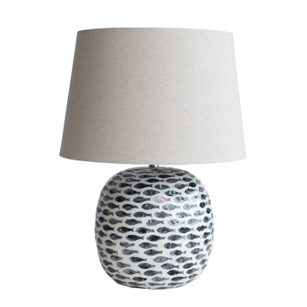 Capiz & Bamboo Table Lamp