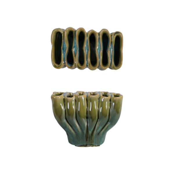Stoneware Sculptural Vase