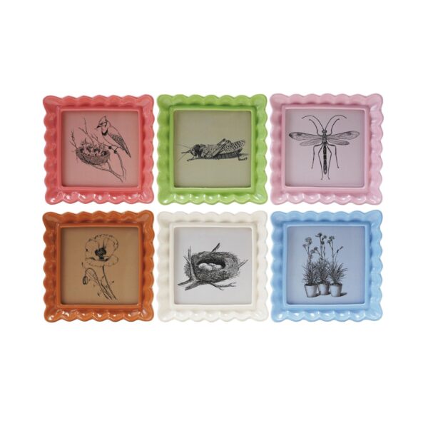 Resin Ruffled Photo Frames