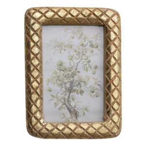 Carved Mango Wood Photo Frame