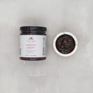 Raspberry Pepper Fruit Preserves for Cheese