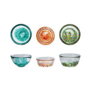 Confetti Glass Pinch Pots