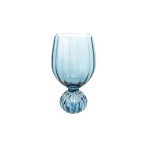 Pleated Footed Wine Glass