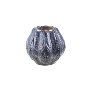 Embossed Stoneware Planter/Vase