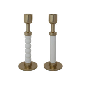 Enameled Cast Aluminum Taper Holders
